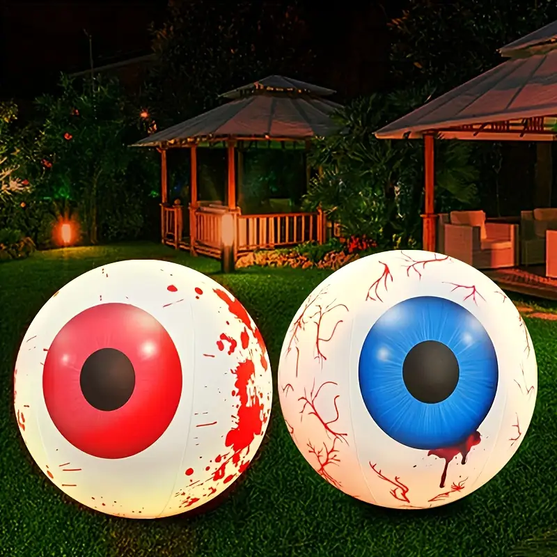 Halloween Inflatable Eyeballs  - đánh giá và giá Lighting Decor For House