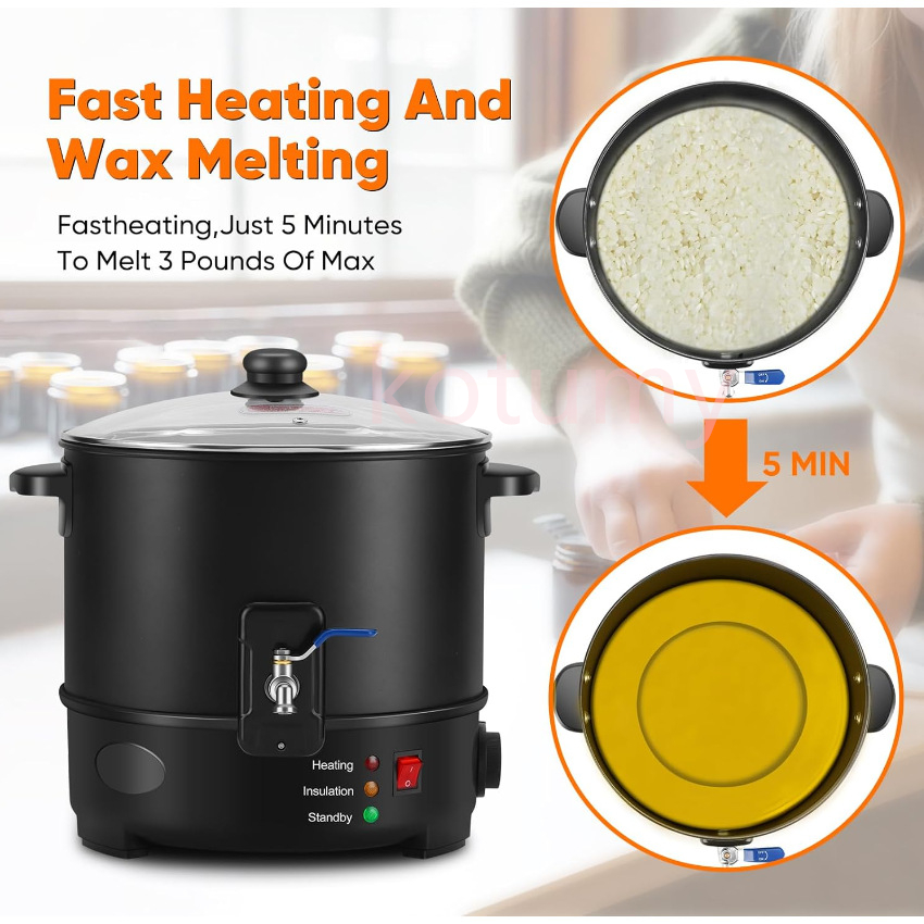 EU US Plug Electric Melting Ca - đánh giá và giá Wax Melter Electric
