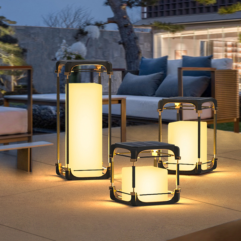 Luminous floor lamp courtyard  - đánh giá và giá Lighting Decor Outdoor