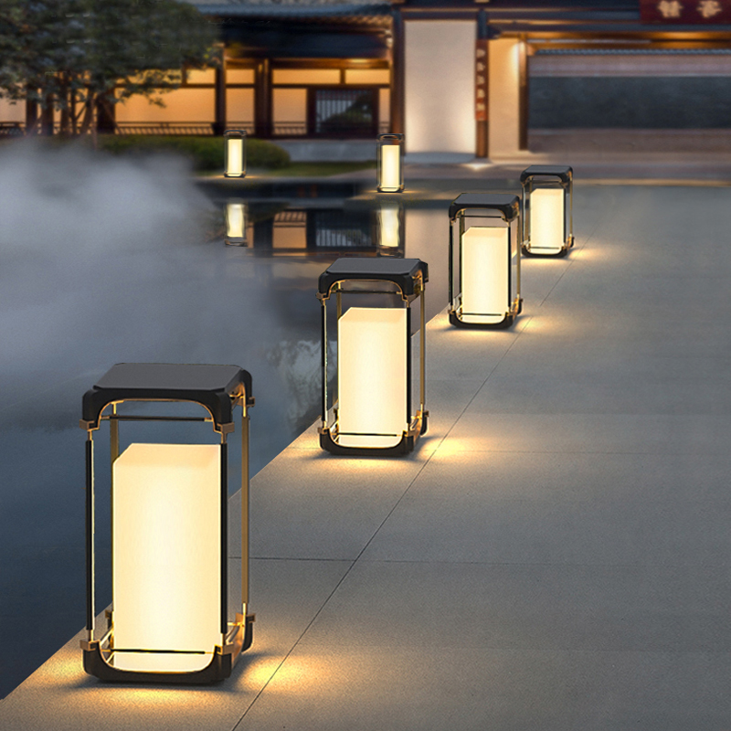 Luminous floor lamp courtyard  - đánh giá và giá Lighting Decor Outdoor