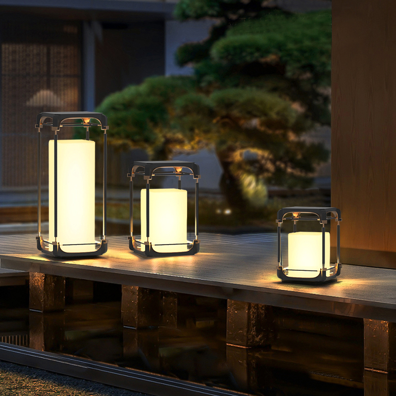Luminous floor lamp courtyard  - đánh giá và giá Lighting Decor Outdoor