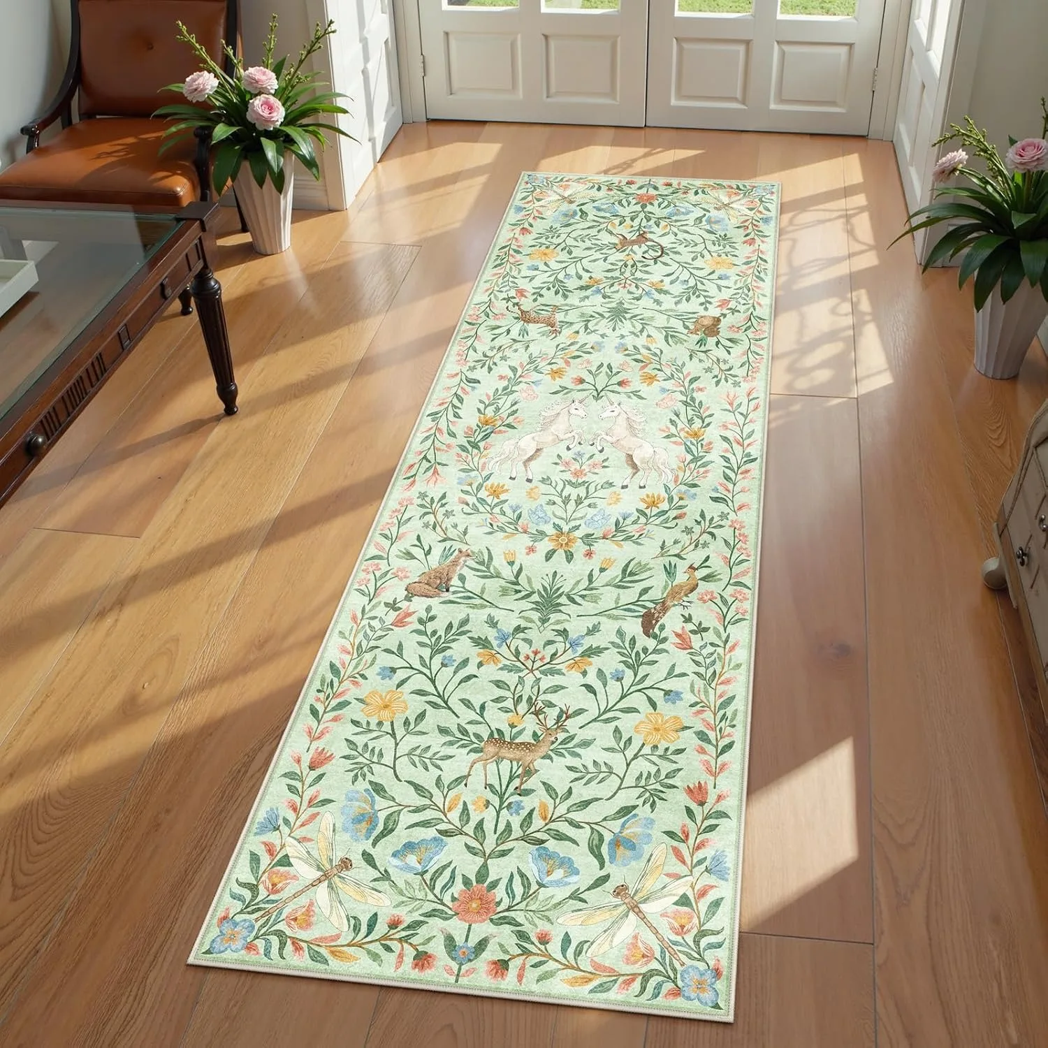 Bug Flower Theme Runner Rug Li - đánh giá và giá Lighting Bug Decor