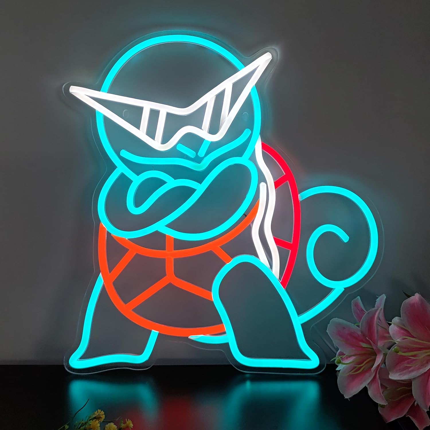 Pokemon Squirtle Neon Sign LED - đánh giá và giá Decor Lighting Fans