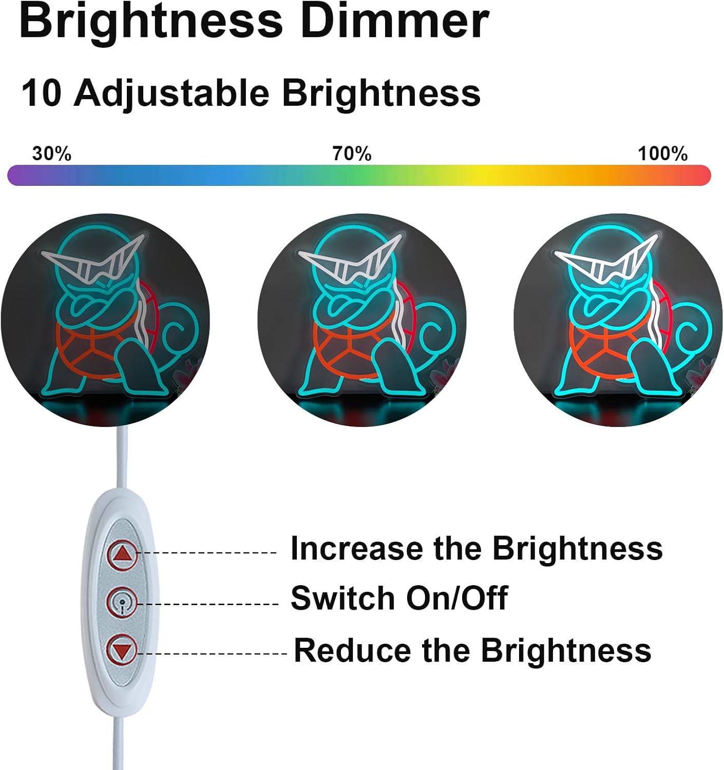 Pokemon Squirtle Neon Sign LED - đánh giá và giá Decor Lighting Fans