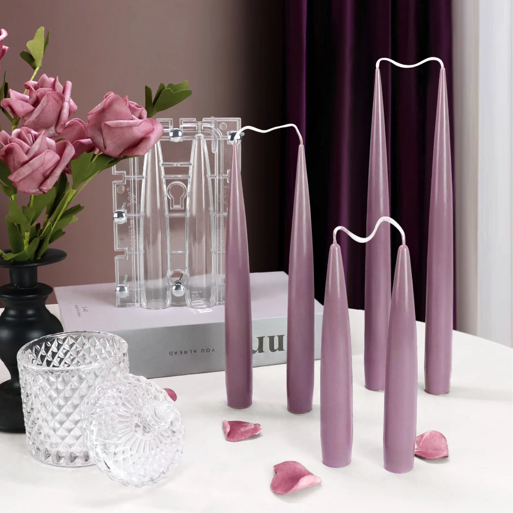 Double Pointed Column Candle A - đánh giá và giá Candle Holder Set