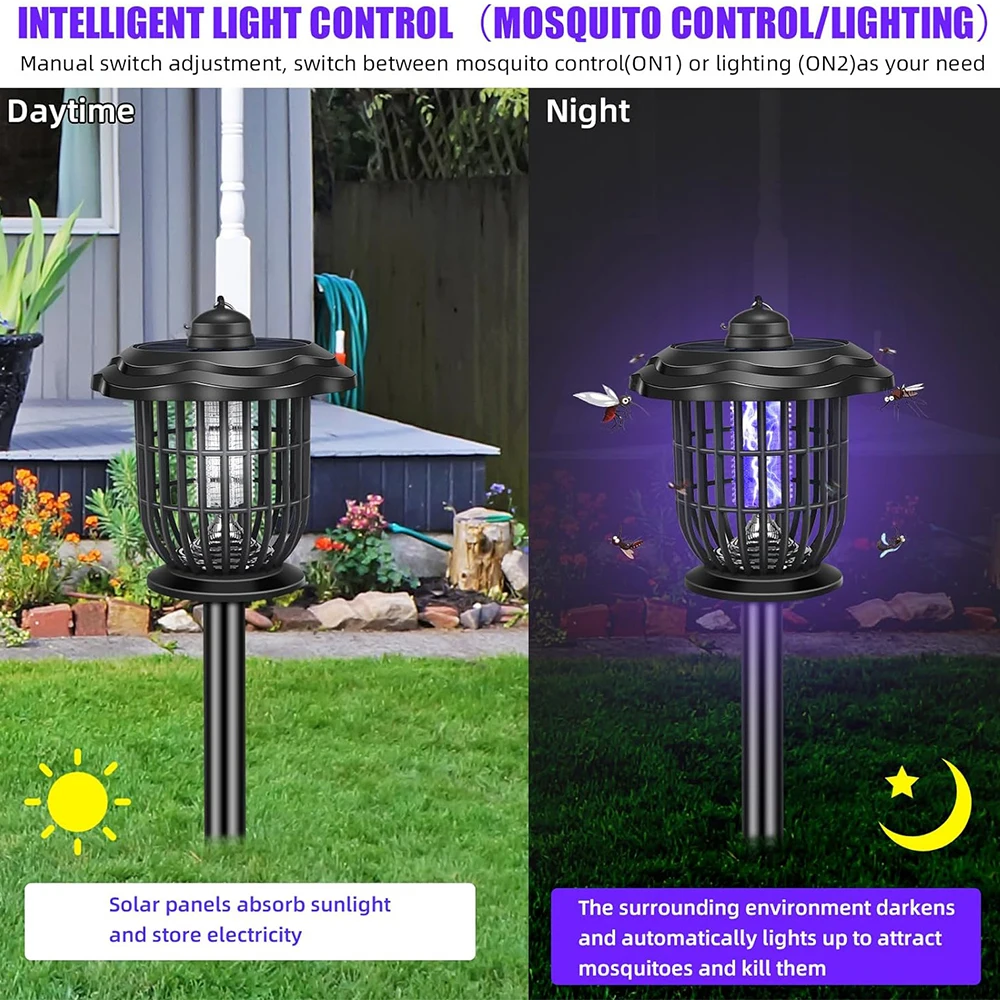 2-in-1 1200mAh LED Solar Light - đánh giá và giá Lighting Bug Decor