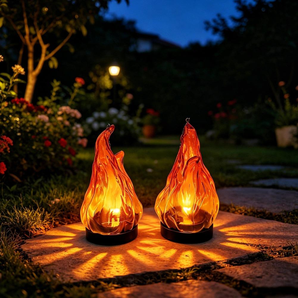 Solar Flame Hanging Lantern Li - đánh giá và giá Lighting Decor Outdoor