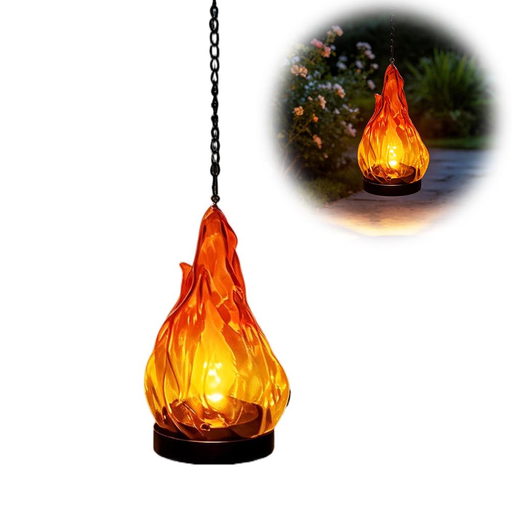 Solar Flame Hanging Lantern Li - đánh giá và giá Lighting Decor Outdoor