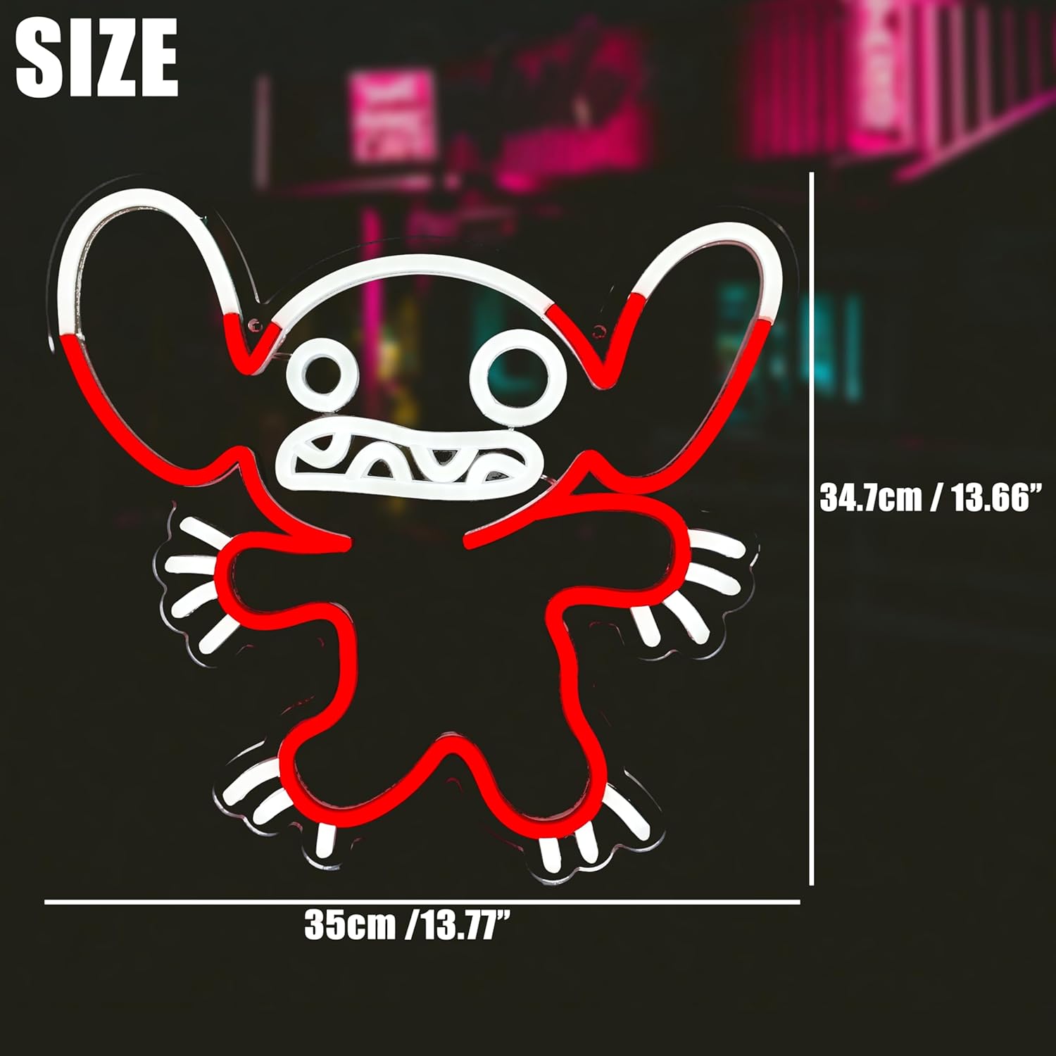Stitch Neon Sign LED Anime Neo - đánh giá và giá Decor Lighting Fans